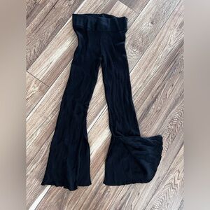 Daily Practice Anthropologie Knit Side Lit Flare Pants